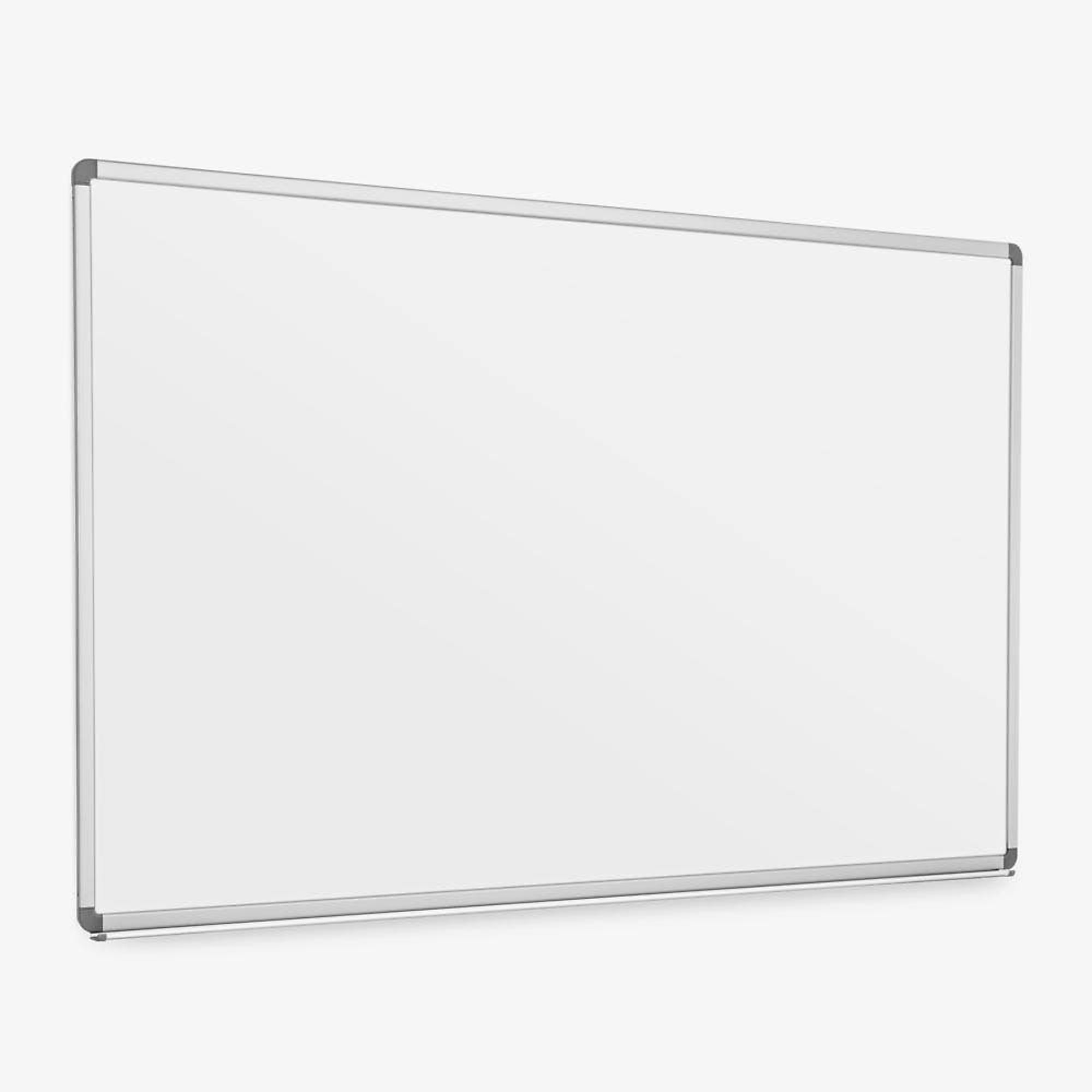 Luxor Porcelain Wall-Mounted Dry Erase Whiteboard — 72in. x 40in., Magnetic, Ghosting-Resistant, Model# DEWM003
